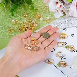 24Pcs 6 Styles Alloy Pendants&nbsp;FIND-TA0004-63