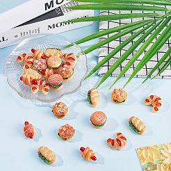 25Pcs 5 Styles Opaque Resin Imitation Food Decoden Cabochons&nbsp;DIY-GF0010-48