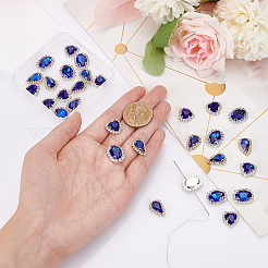 30Pcs 3 Style Sew on Rhinestone&nbsp;GLAA-GA0001-63B