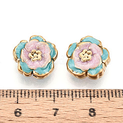 Ion Plating(IP) 304 Stainless Steel Enamel Beads&nbsp;STAS-N114-21G