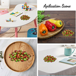 Mini Foam Imitation Olive Model&nbsp;DJEW-WH0042-23