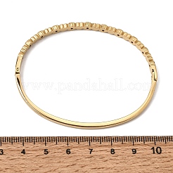 304 Stainless Steel Crystal Rhinestone Heart Hinged Cuff Bangles for Women&nbsp;SA-CBA61B8-10G