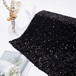 Stretch Sequin Polyester Fabric&nbsp;DIY-WH0502-50A
