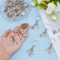 24Pcs Alloy Tool Keychains&nbsp;KEYC-GO00022