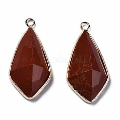 Natural Red Jasper Charms&nbsp;G-Q998-029D