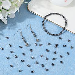 100Pcs Non-Magnetic Synthetic Hematite Beads&nbsp;G-BBC0001-56