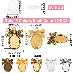 DIY Blank Photo Pendant Making Kit&nbsp;FIND-PH0009-83