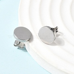 304 Stainless Steel Stud Earrings&nbsp;EJEW-L309-01C-P