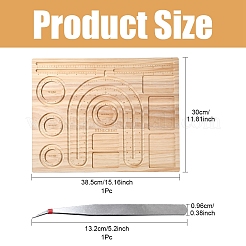 1Pc Bamboo Bead Design Board&nbsp;TOOL-YW0001-41