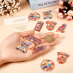 DIY Acrylic Dangle Earring Making Kit&nbsp;DIY-TA0009-47