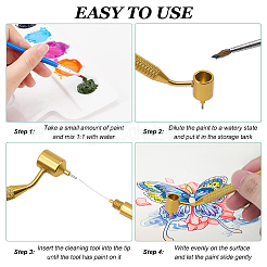 Aluminum Slanting Fine Line Paint Pen&nbsp;AJEW-WH20054-211G-02