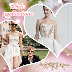 2Pcs Rhinestone Cloth Patches&nbsp;AJEW-FG0005-46