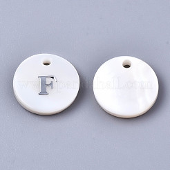 Natural Freshwater Shell Pendants&nbsp;SHEL-Q018-01A-F-P