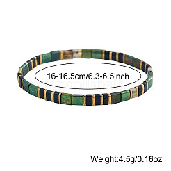 Vintage Glass Seed Bead Stretch Bracelets for Women&nbsp;NP6673-3