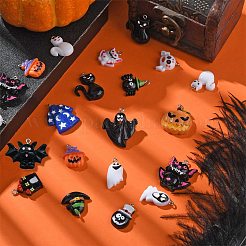34Pcs 17 Styles Opaque Resin Pendants&nbsp;RESI-CJ0003-05