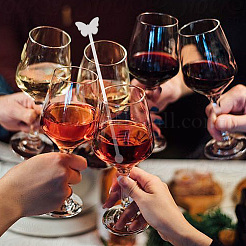30Pcs 3 Style Transparent Acrylic Stirring Rods&nbsp;TACR-NB0001-30C