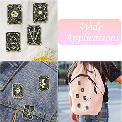 10Pcs 10 Styles Alloy Enamel Pins&nbsp;JEWB-CJ0001-67