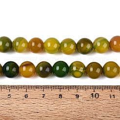 Dyed Natural Agate Beads Strands&nbsp;G-Q606-45A-03