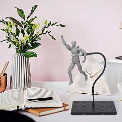 Plastic Assembled Action Figure Display Holders&nbsp;ODIS-WH0043-79