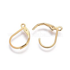 304 Stainless Steel Leverback Earring Findings&nbsp;STAS-L221-09G