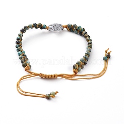 Adjustable Nylon Thread Braided Beads Bracelets&nbsp;BJEW-JB04690-01