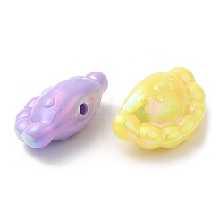 UV Plating Opaque Acrylic Beads&nbsp;X-SACR-L005-10