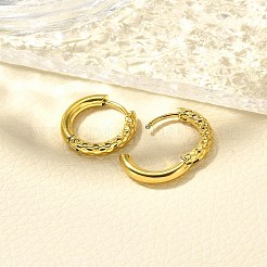 304 Stainless Steel Hoop Earrings for Women&nbsp;EJEW-M068-16A-G