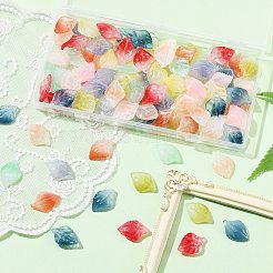 100Pcs Baking Paint Glass Pendant&nbsp;DGLA-CJ0001-01