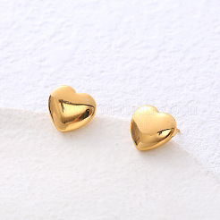 Stainless Steel Heart Stud Earrings&nbsp;LP1833