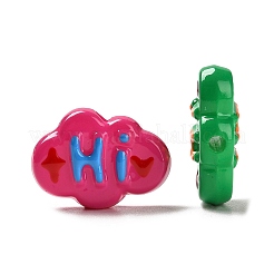 Baking Paint Acrylic Beads&nbsp;MACR-M036-08