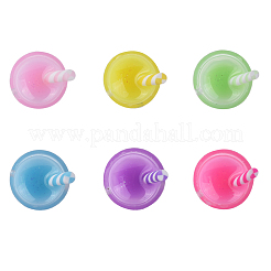 Imitation Juice Glass Pendants&nbsp;CRES-CJ0001-12