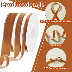 3 Rolls 3 Styles Single Face Velvet Ribbon&nbsp;OCOR-PH0002-87A