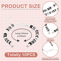 Handmade Polymer Clay Bead Bracelets Making&nbsp;AJEW-TAC00076