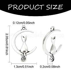100Pcs Tibetan Style Alloy Pendants&nbsp;TIBE-YW0001-93