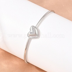 304 Stainless Steel Bangles for Women&nbsp;BJEW-N040-01B-P