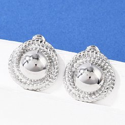 304 Stainless Steel Stud Earrings&nbsp;EJEW-G423-13P