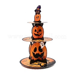 3 Tier Halloween Pumpkin Paper Cupcake Stand&nbsp;TH-CBA171D-01A