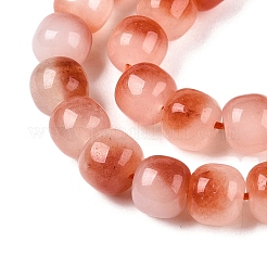 Dyed Natural White Jade Beads Strands&nbsp;G-T138-D11