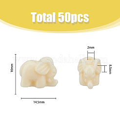 50Pcs Synthetic Coral Beads&nbsp;CORA-HY0001-01