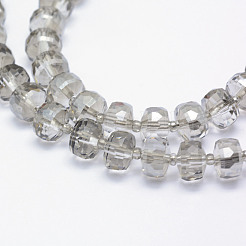 Electroplate Glass Beads Strands&nbsp;EGLA-J141-A-PL02