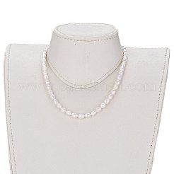 Natural Cultured Freshwater Pearl Beaded Necklaces&nbsp;NJEW-JN03100