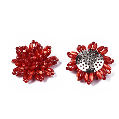 Natural Trochid Shell/Trochus Shell Cabochons&nbsp;SSHEL-T014-40B