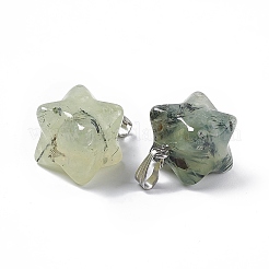 Natural Prehnite Pendants&nbsp;G-C002-02D