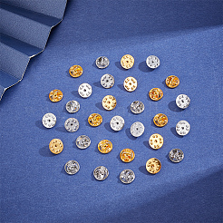 100Pcs 2 Colors Iron Butterfly Clutches Pin Backs&nbsp;DIY-CY0002-52