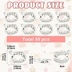 50Pcs Tibetan Style Alloy Pendants&nbsp;FIND-YW0009-08