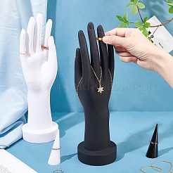4Pcs 2 Style PVC Hand Model and Cone Shaped Acrylic Ring Displays&nbsp;ODIS-PH0001-31