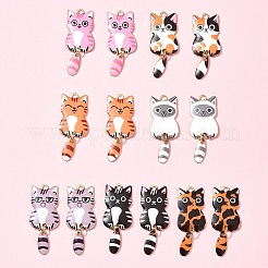 14Pcs 7 Colors Alloy Enamel Pendants&nbsp;FIND-FS0002-99