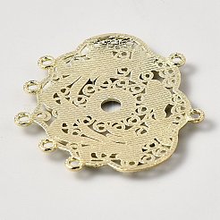 Alloy Connector Cabochon Settings&nbsp;FIND-WH0173-440LG