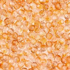 Baking Paint Electroplate Transparent Glass Seed Beads&nbsp;SEED-N006-07G