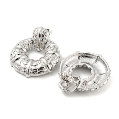 Brass Dangle Stud Earrings&nbsp;EJEW-C066-14P